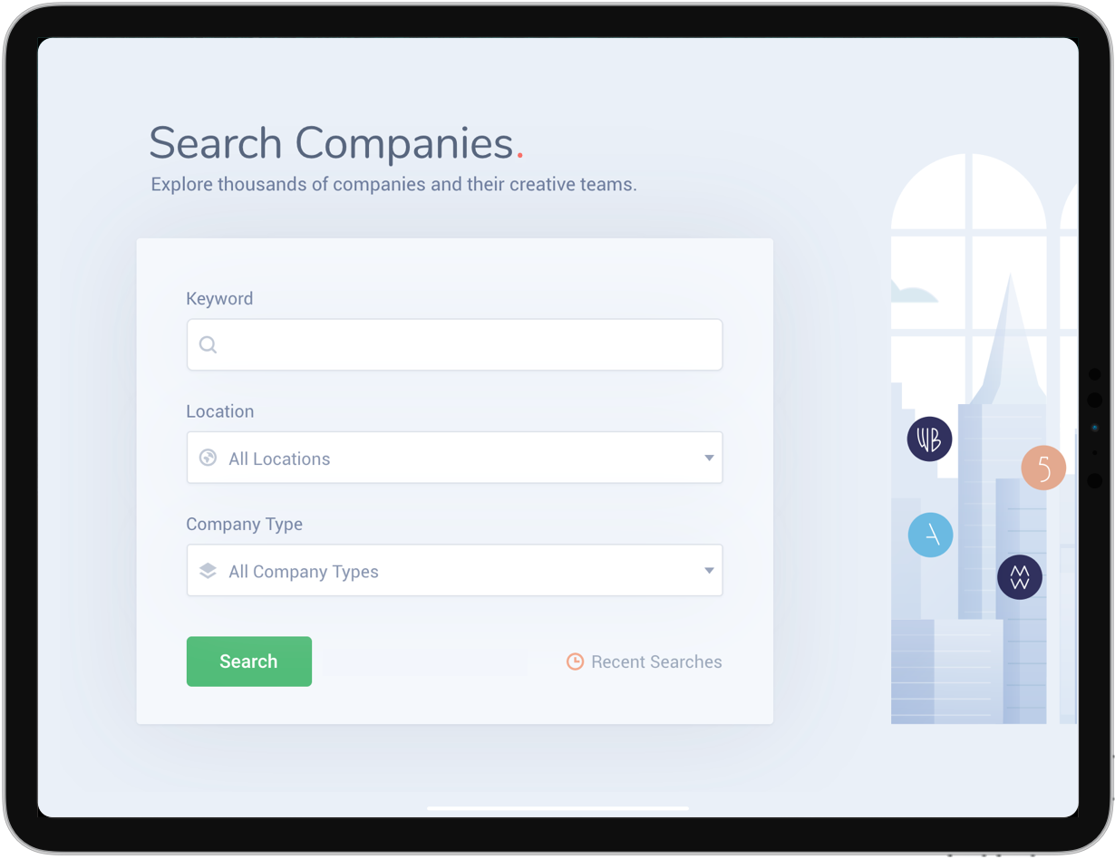 User Interface representing the available criteria used to build mailing lists in the Agency Access List Builder