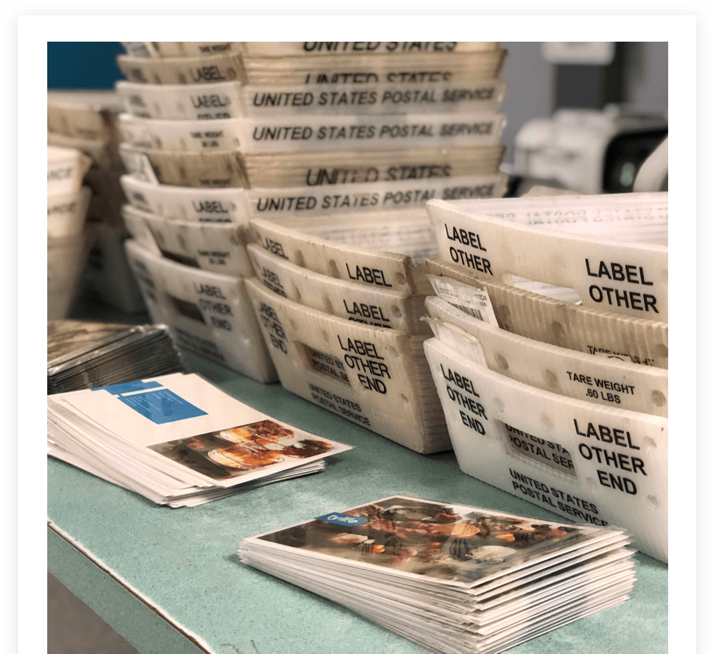 In-house mail fulfillment at Agency Access